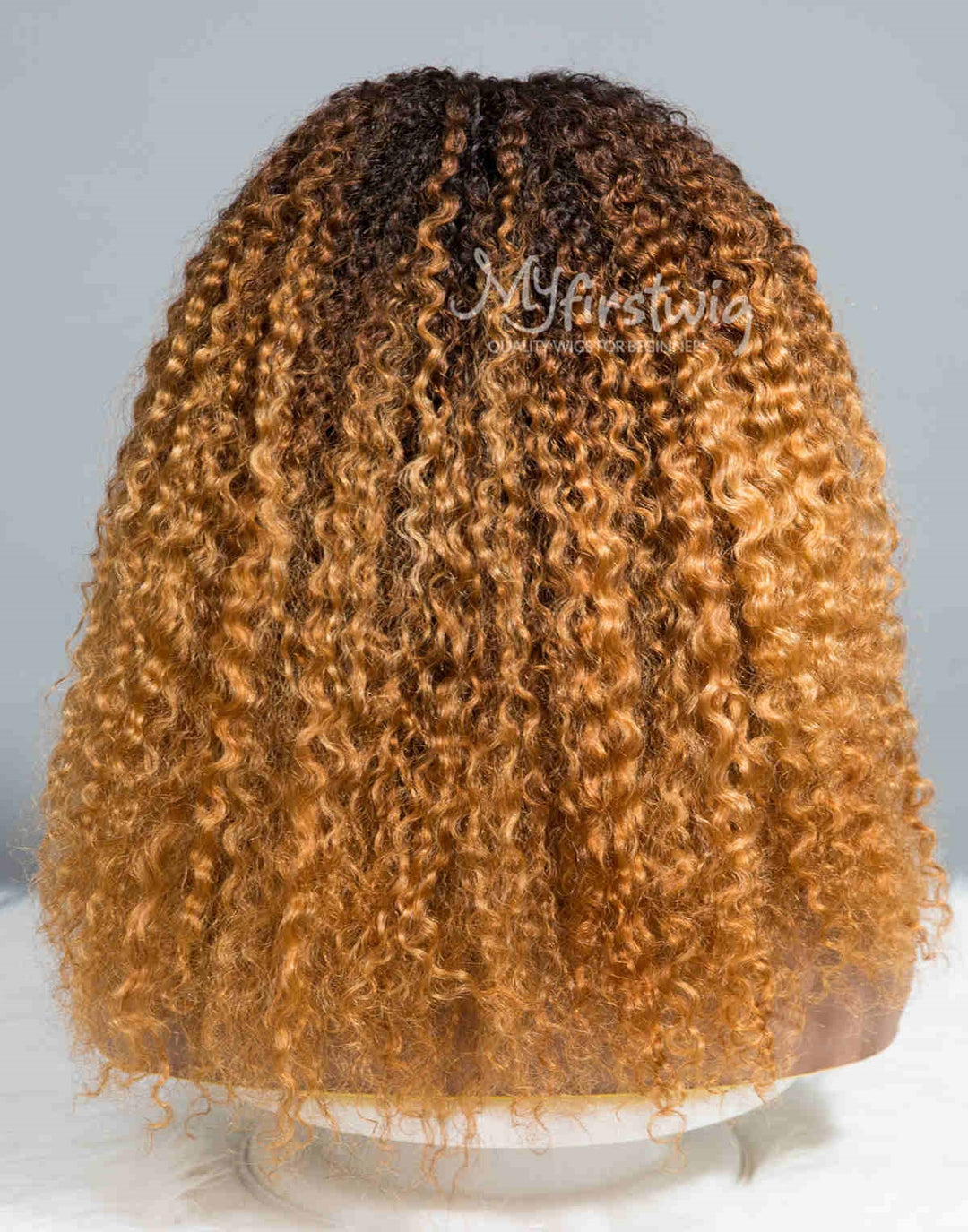 LEO - ZODIAC COLLECTION HUMAN HAIR OMBRE CURLY (3B-3C) WIG - ZC012
