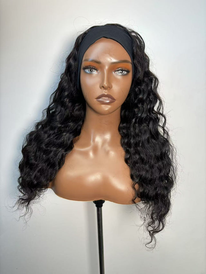 Clearance Sale - Headband Wig 2.0 - Curly / Average Size - BCL417