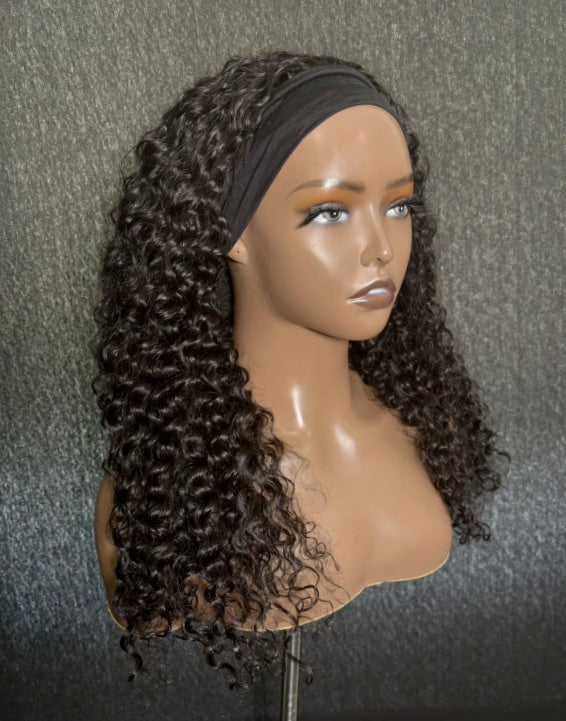 Clearance Sale - Headband Wig - Curly / Size 2 - BCL171