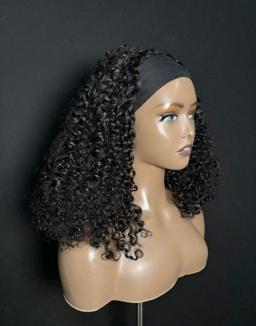 Clearance Sale - Headband Wig - Curly / Size 1 - BCL193