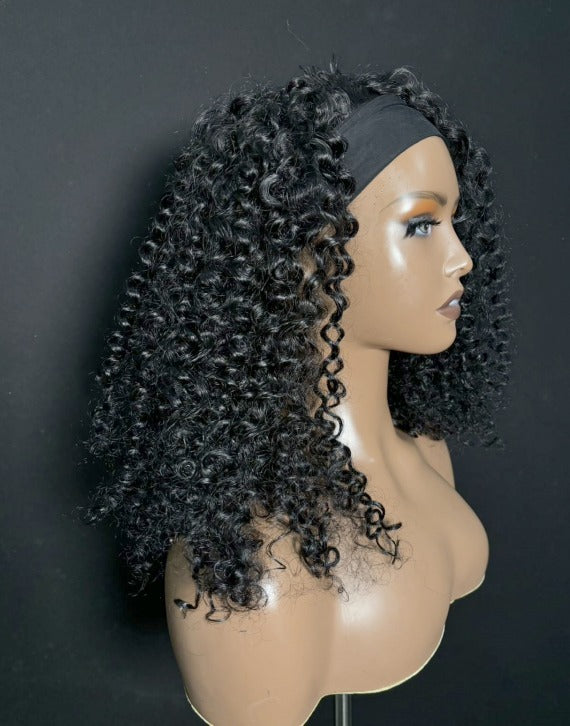 Clearance Sale - Headband Wig - Curly / Size 1 - BCL194