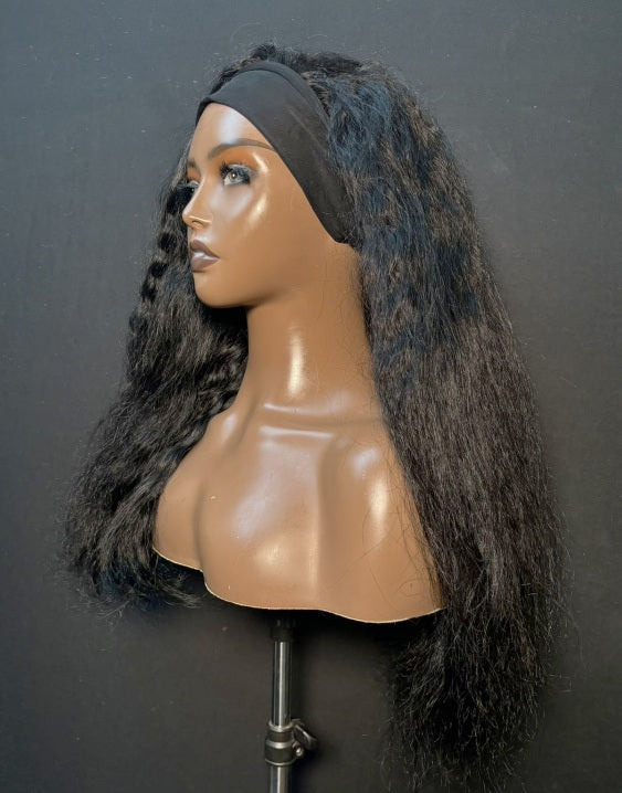 Clearance Sale - Headband Wig - Straight/Wavy / Size 1 - BCL300