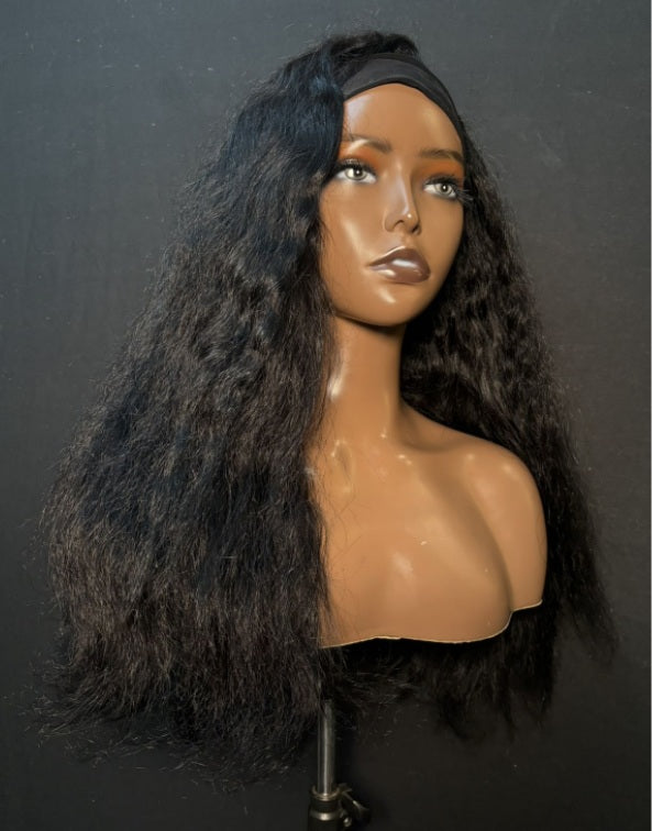 Clearance Sale - Headband Wig - Straight/Wavy / Size 1 - BCL300