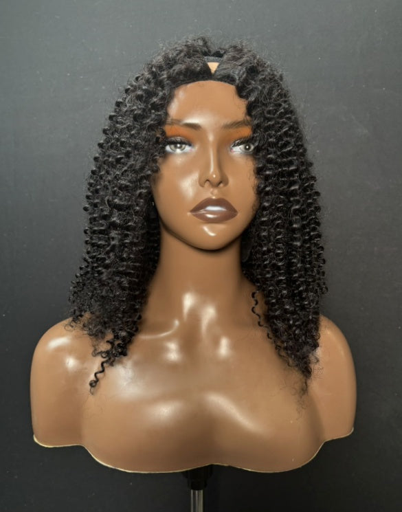 Clearance Sale - V Part Wig with Lace - Curly / Size 1 - BCL319