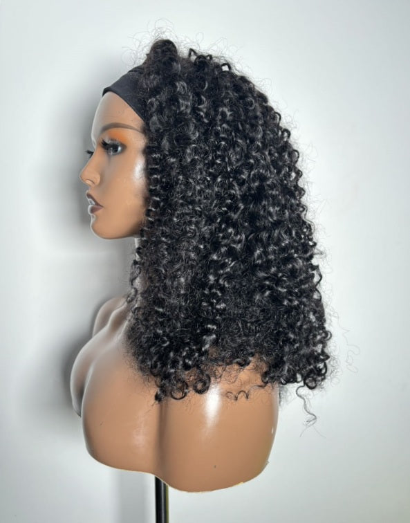 Clearance Sale - Headband Wig - Curly / Average Size - BCL370