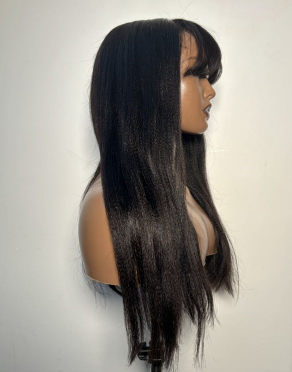 Clearance Sale - 5x5 Closure Wig - Yaki / Average Size - BCL339