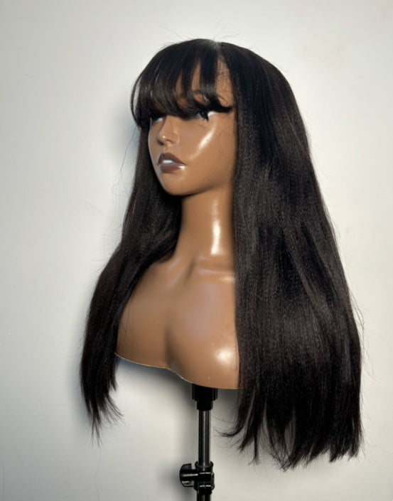 Clearance Sale - 5x5 Closure Wig - Yaki / Average Size - BCL339