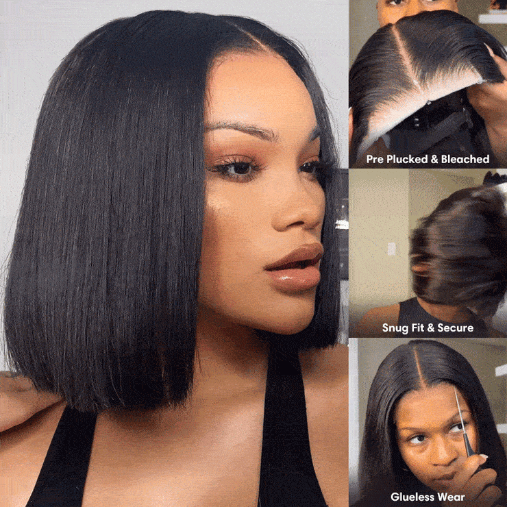 Glueless Wigs UK | No-Adhesive Human Hair Wigs | Instant Wear & Secure ...