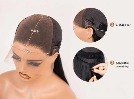 10×6 Glueless Fit Wig