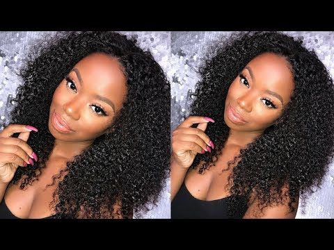 Brianna –Malaysian Tight Curly Big Hair Lace Front Wig - LFW022