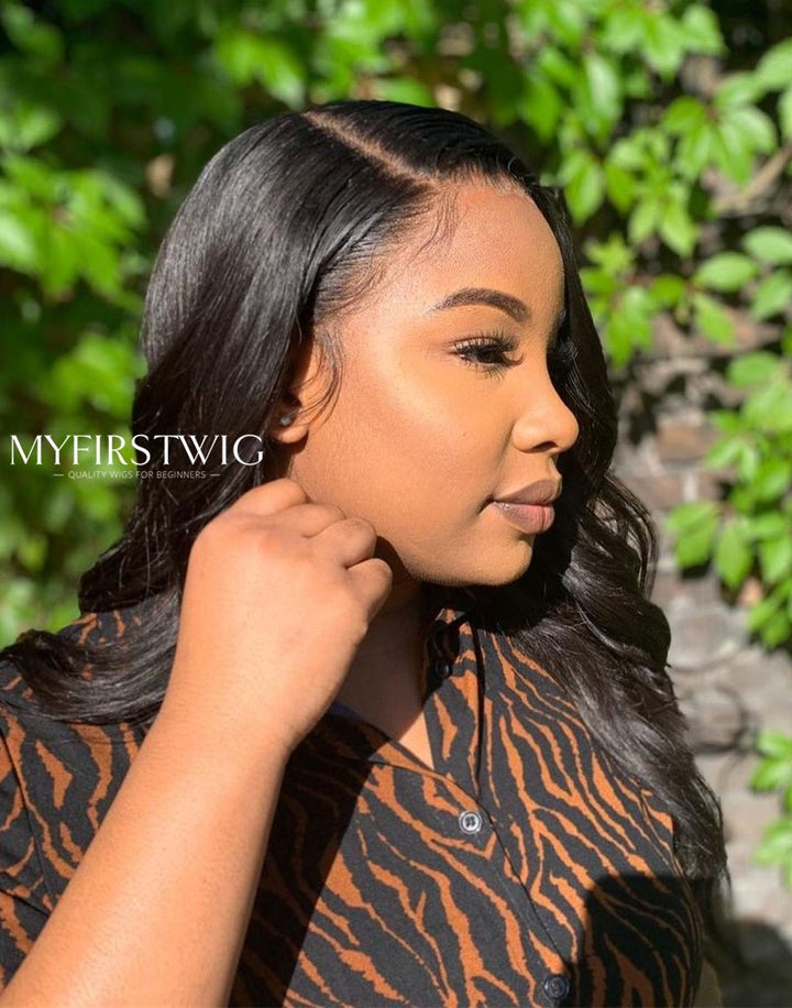 ALLTHINGSLAID - MALAYSIAN VIRGIN HAIR WAVY WIG LACE FRONT WIG - ALD002