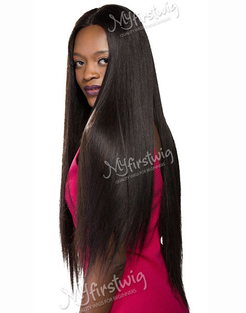 Alexis Wig - Human Hair Straight Lace Front Wig - LFW016
