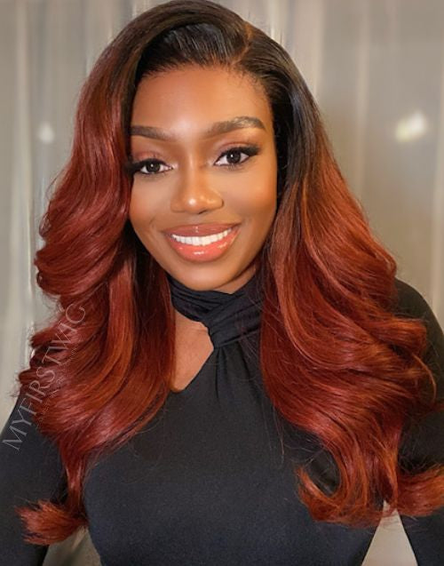 COVERUPBYSELORM - MALAYSIAN VIRGIN HAIR CHILI PEPPER WAVY WIG LACE FRONT WIG - CBS026