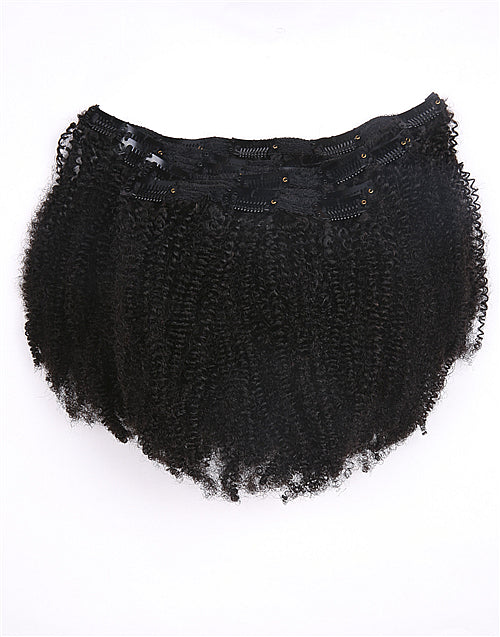 KIKI KINKY CURLY CLIP IN EXTENSIONS 4B 4C MyFirstWig UK