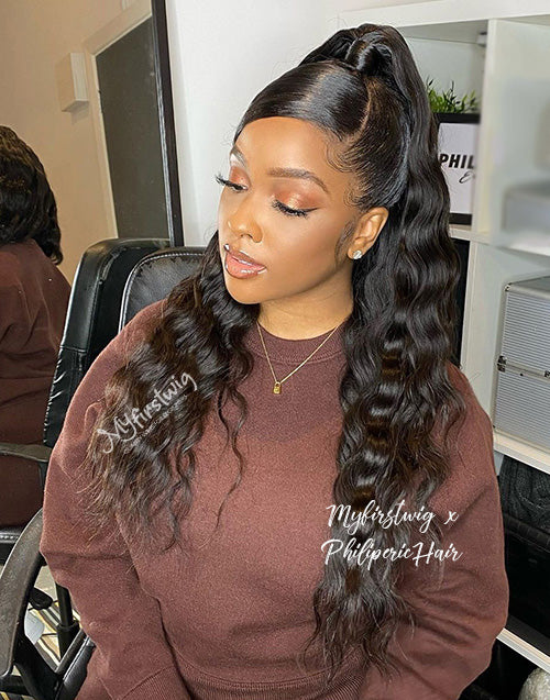 PHILIPERIC - HUMAN HAIR BODY WAVE LACE FRONT WIG - PE003