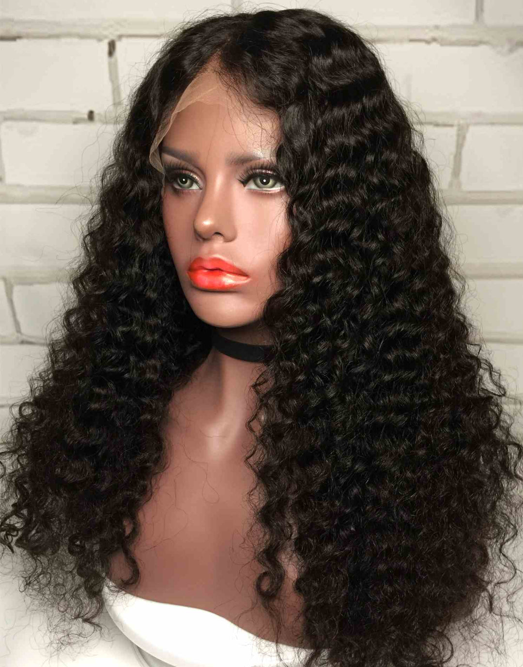 BELLA - LONG CURLY HAIR HUMAN HAIR LACE FRONT WIGS - NOV002