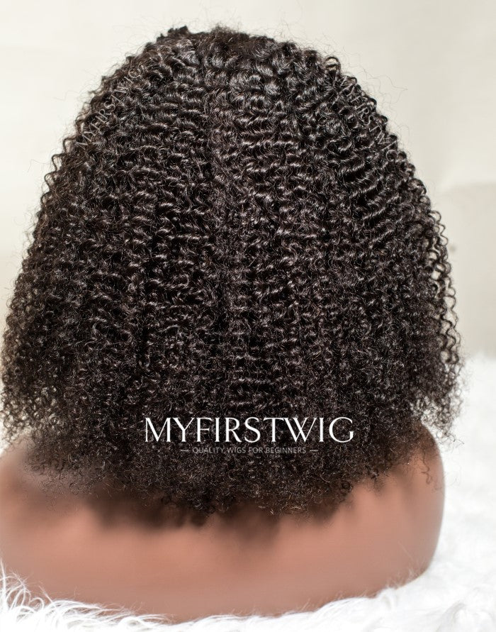 SCALP TOP WIG CURLY WIG WITH BANGS - SSS015