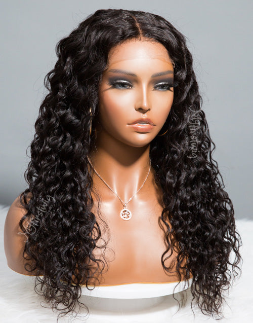 PISCES - ZODIAC COLLECTION HUMAN HAIR CURLY WIG - ZC011