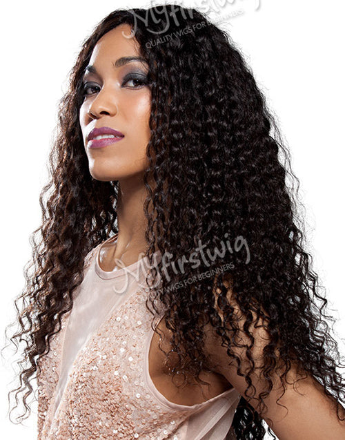 TIFFANY – HUMAN HAIR LOOSE CURLY LACE FRONT WIG - LFW023