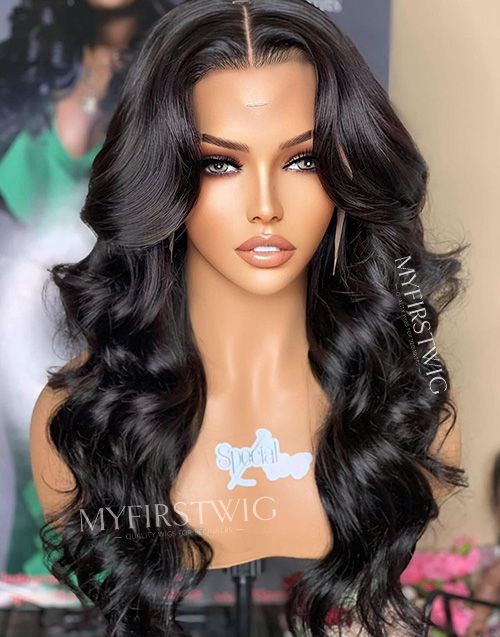 Long full lace human hair wigs discount