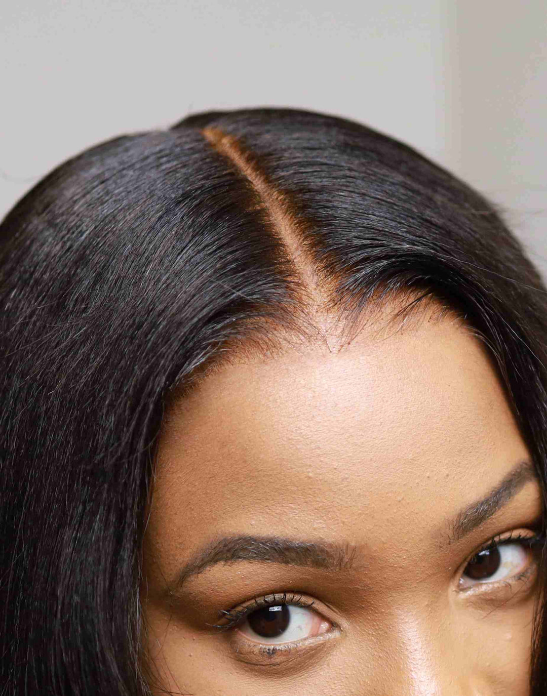 Coverupbyselorm - Human Hair Burgundy Highlight Lace Front Wig - LFS005