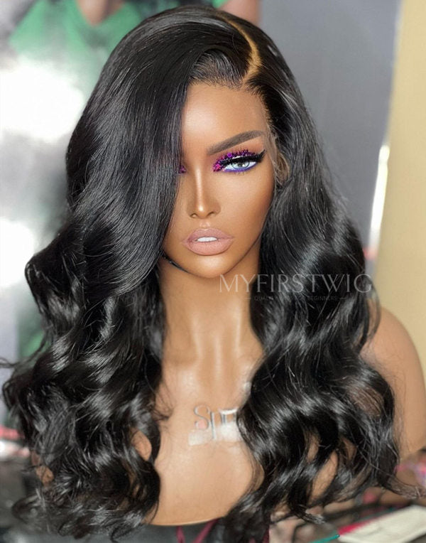 ASPECIALUNIT - Side Part Wavy Lace Front Wig - SPE043