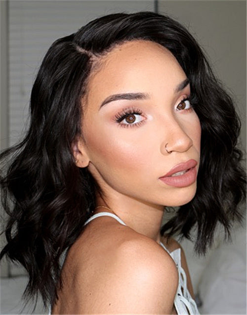 Raven - Malaysian Hair Bob Lace Front Wig - LFW004 – MyFirstWig UK