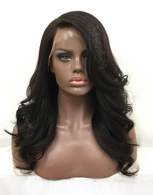 Laurasia - Human Hair Sexy Wavy Lace Front Wig - LFW015